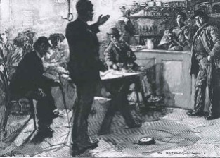 Jude in the bar. March 1895.